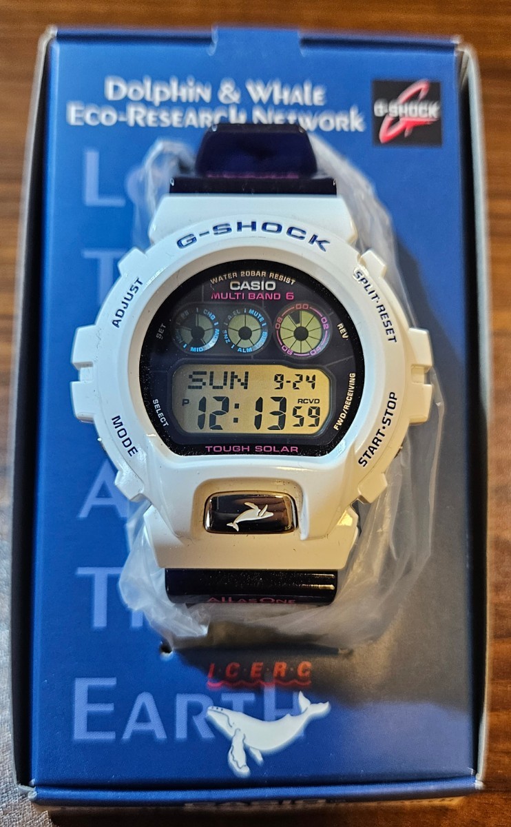 人気ショップ G-SHOCK Love GW-6900K-7JR イルカ・クジラモデル Earth