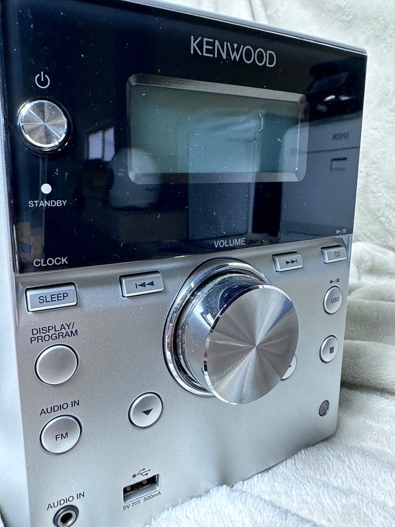 t0045 KENWOOD CD USB マイクロシステム RD-M313 2014年製 オーディオ機器 スピーカーセット 音楽の画像2