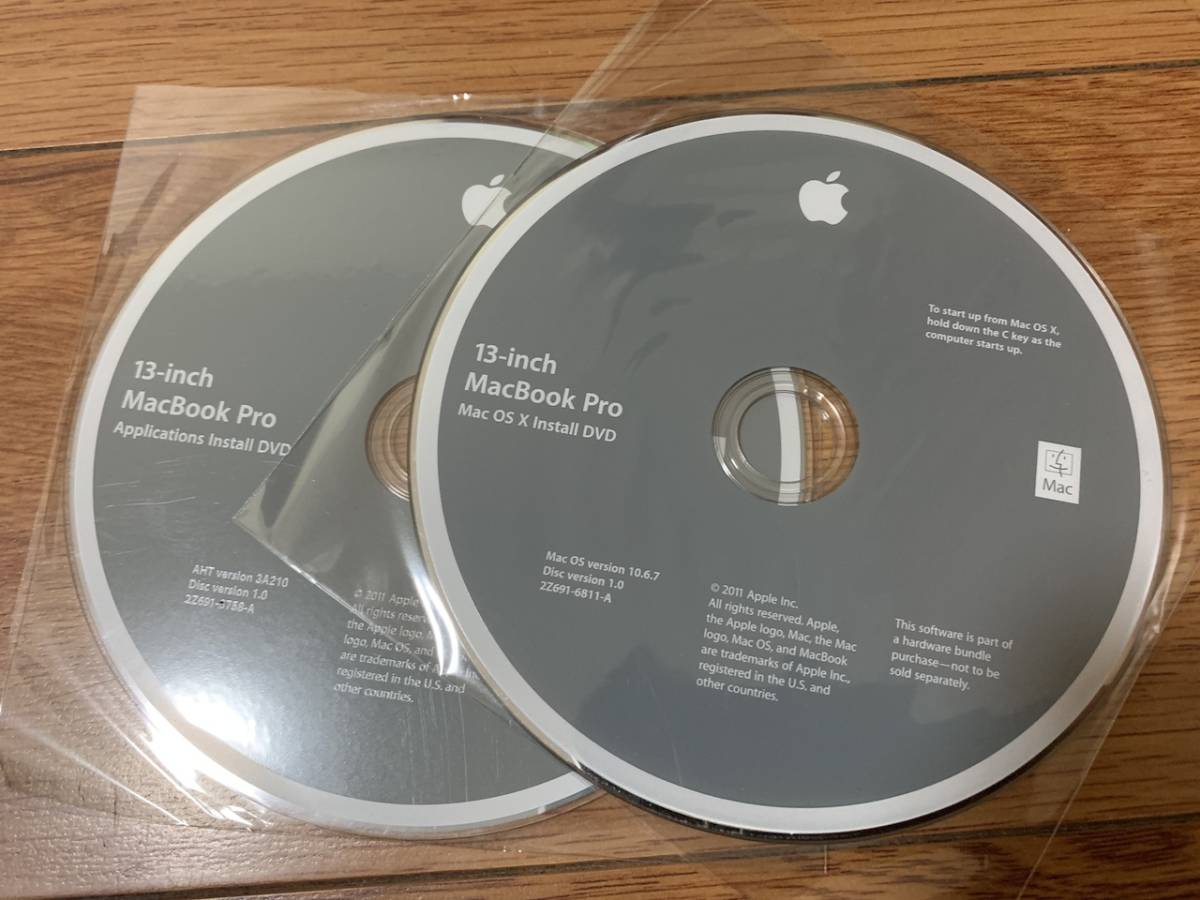 13-inch MacBook pro用 Mac OS X Install DVD 10.6.7送料無料♪_画像1