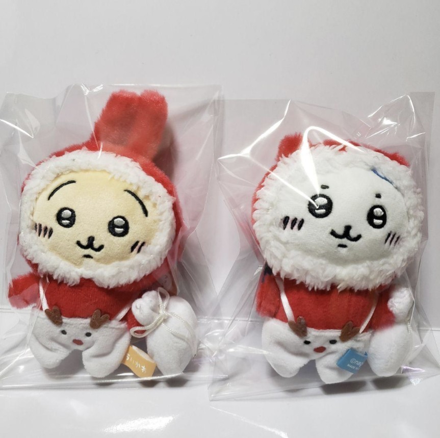 偉大な マスコットぬいぐるみ サンタ クリスマス ちいかわ ハチワレ