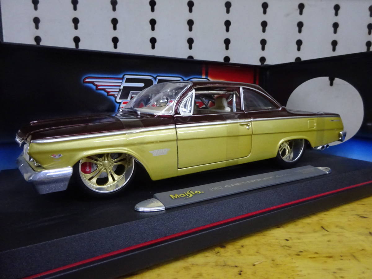 Maisto PRO RODZ CHEVROLET Bel Air 1962y 1/18 廃盤 当時物 レア 絶版 Chevy ベルエア_画像6