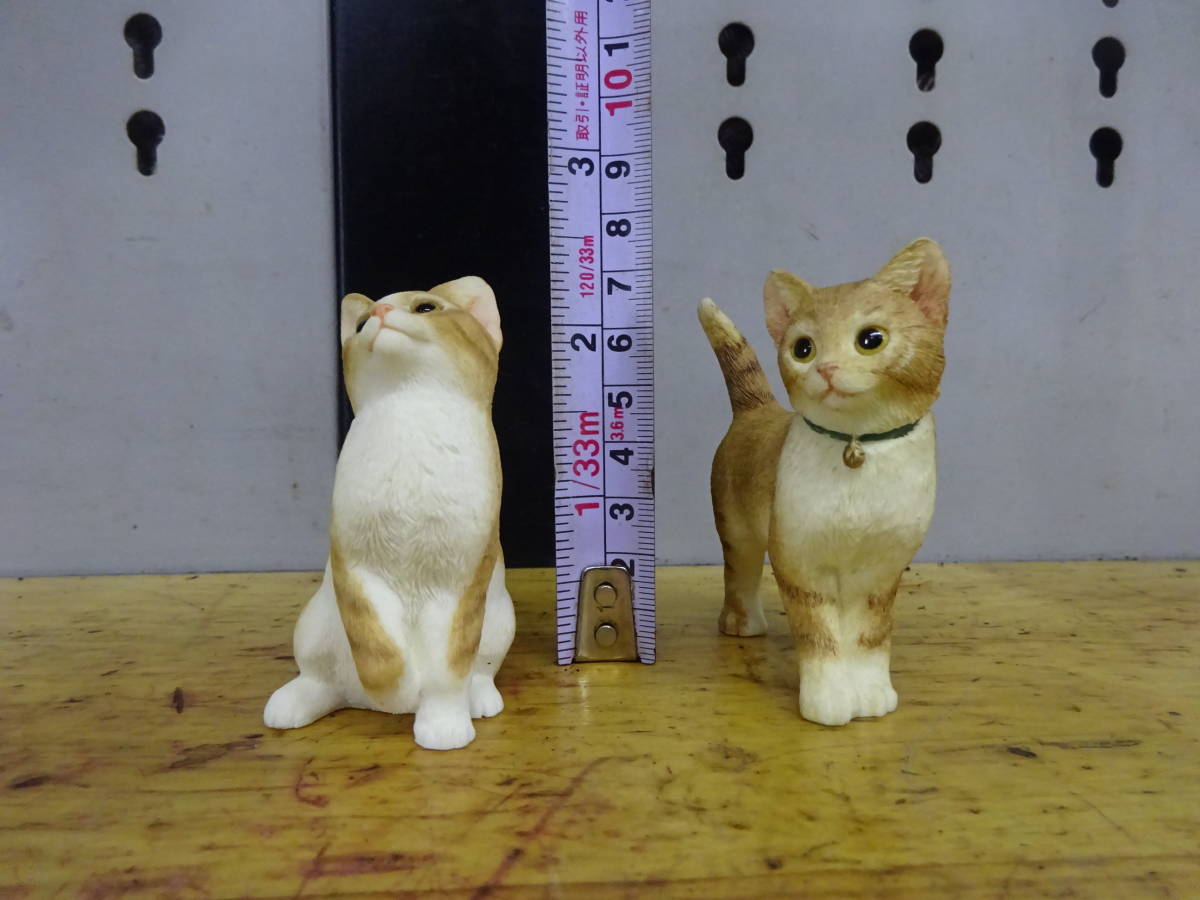 子猫の置物 陶器製 2個セット ネコ ねこ インテリア小物 可愛い子猫♪の画像6