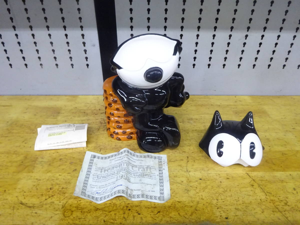 FELIX フィリックス クッキー 特大 陶器製 小物入れ 限定品 FELIX フィリックス クッキー 特大 陶器製 小物入れ 限定品