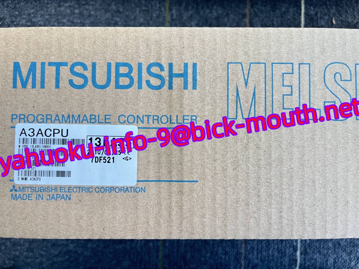 ☆新品】 MITSUBISHI/三菱電機 A3ACPU CPUユニット シーケンサ【６か月