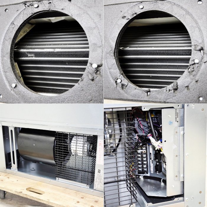 （クーポン発行） 【送料無料】ビルトイン形エアコン 4馬力 室内機CS-P56F7×2台 室外機CU-P112H7 パナソニック 2022年  【見学 大阪】【動産王】