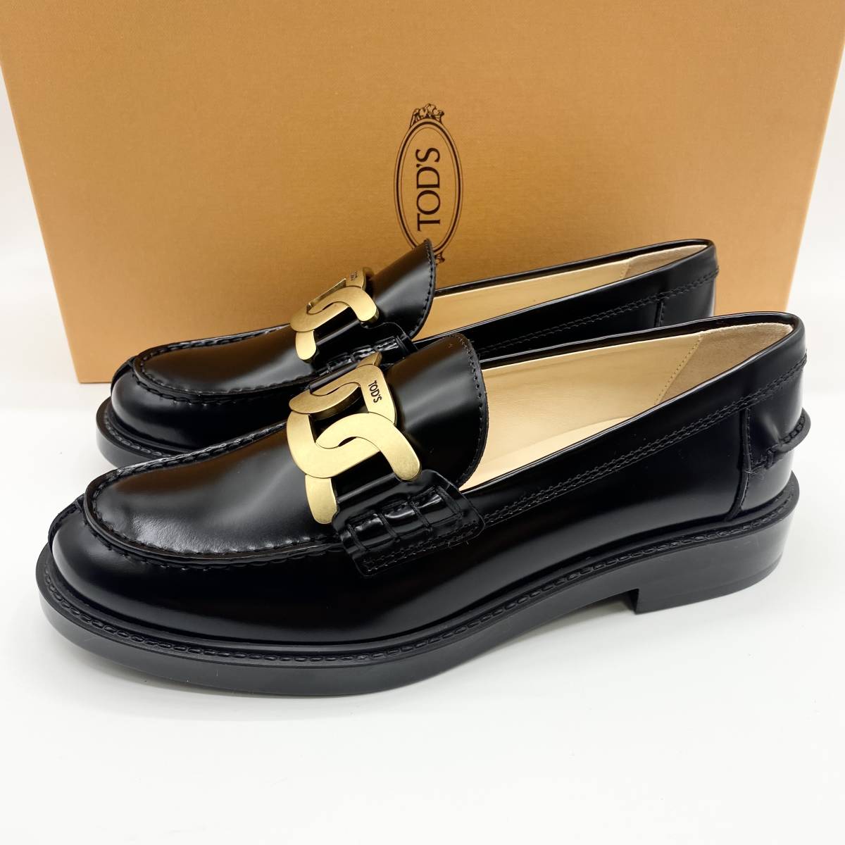 新品未使用 送料込み TOD'S ケイト レザー ローファー 36 5サイズ