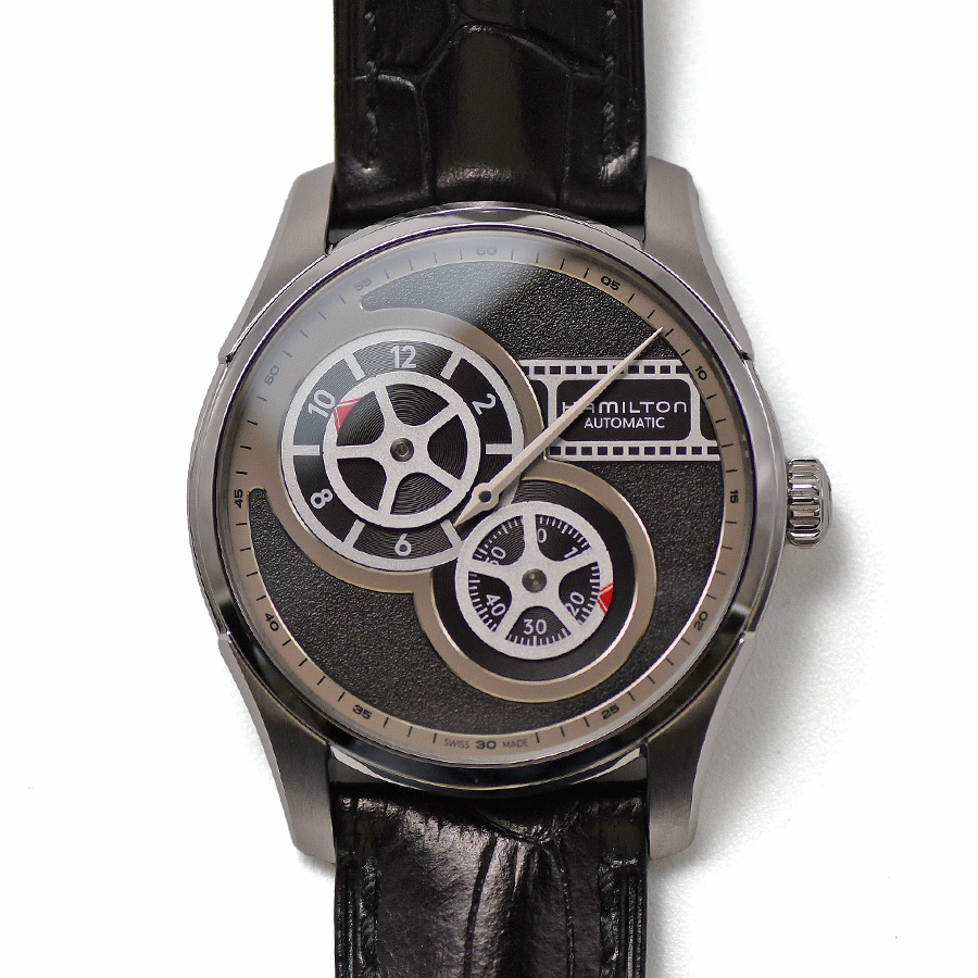 ハミルトン HAMILTON ジャズマスター レギュレーター シネマ オートマティック 世界限定500本 H42605731 自動巻 メンズ 腕時計 新品同様