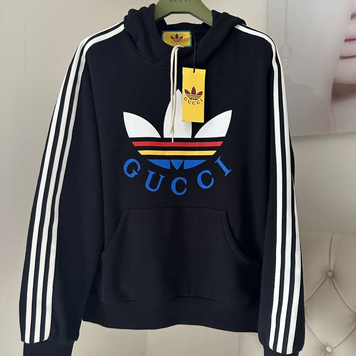 Yahoo!オークション - Gucci x adidas コラボパーカー XL