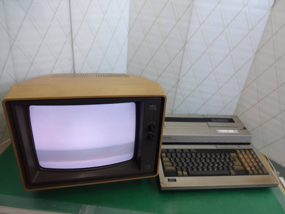 低価格 + PC-8052 キャラクタディスプレイ NEC 通電のみ確認 ☆5838