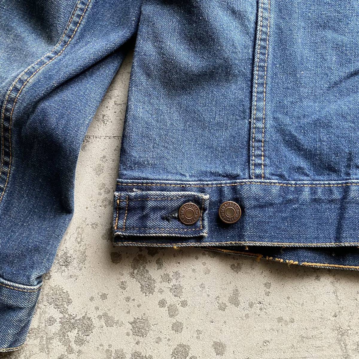 70's LEVI'S 70505 bigE デニム リーバイス 4th ビンテージ オリジナルデニムジャケット USA製 /501XX 557XX 506XX 507XX Gジャンの画像5