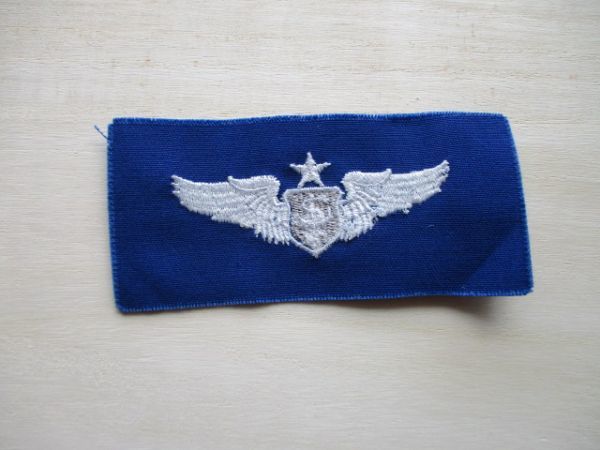 【送料無料】アメリカ空軍Senior Flight Nurse Wingsパッチ/Insigniaパイロット章ワッペンpatchエアフォースAIR FORCE米空軍USAF Badge M70_画像5