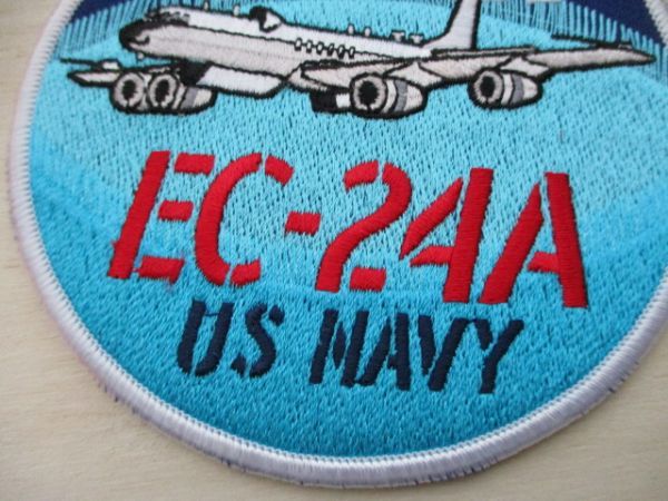 【送料無料】アメリカ海軍C3CM/EW WORLDWIDE EC-24Aパッチ刺繍ワッペン/ストラトタンカーpatchネイビーNAVY米海軍USN米軍USミリタリー M72_画像5