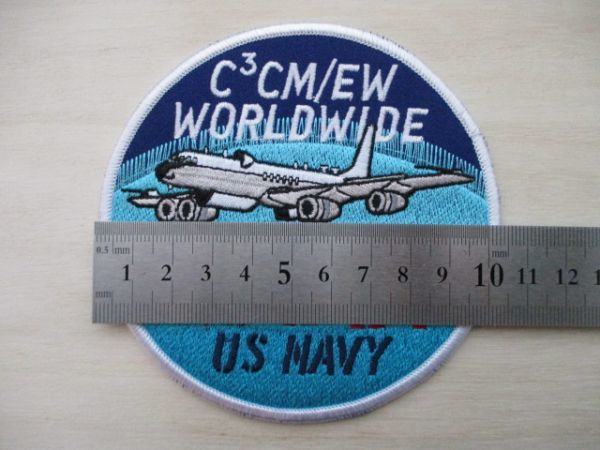 【送料無料】アメリカ海軍C3CM/EW WORLDWIDE EC-24Aパッチ刺繍ワッペン/ストラトタンカーpatchネイビーNAVY米海軍USN米軍USミリタリー M72_画像10