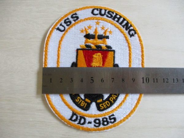 【送料無料】アメリカ海軍USS CUSHINGカッシングDD-985パッチ ワッペン/patchネイビーNAVY米海軍USN米軍USミリタリー M5_画像10