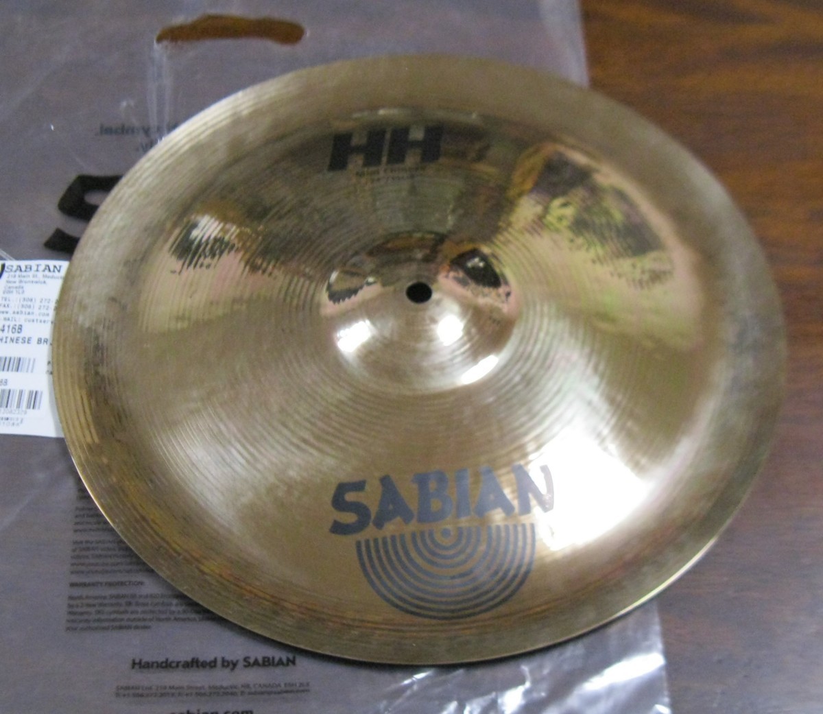 在庫限りの特価！SABIAN　セイビアン　14 HH MINI CHINESE BR　　SAB11416B【カスタム品】_画像1