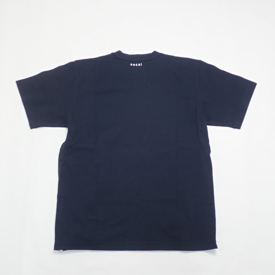 ☆未使用 sacai/サカイ サイドジップ 半袖 ポケットTシャツ 2/メンズL
