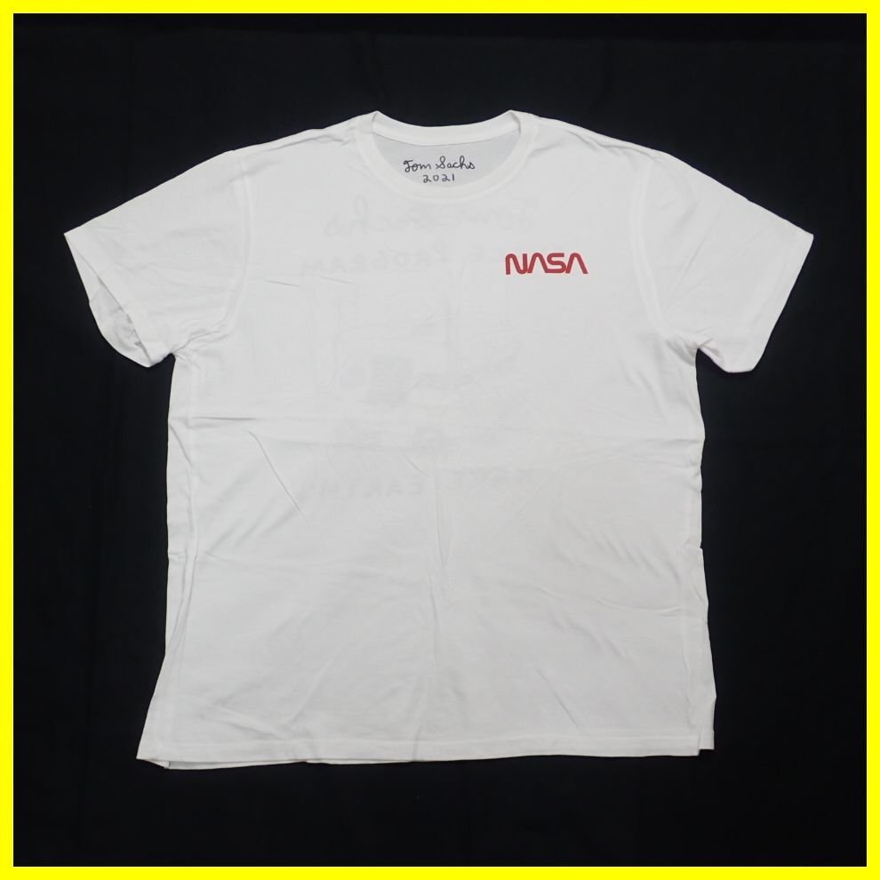 ★Tom Sachs/トムサックス × NASA WINNEBAGO 2021 半袖Tシャツ XXL/メンズL相当/オフホワイト/コットン100%/クルーネック&1780802467_画像1