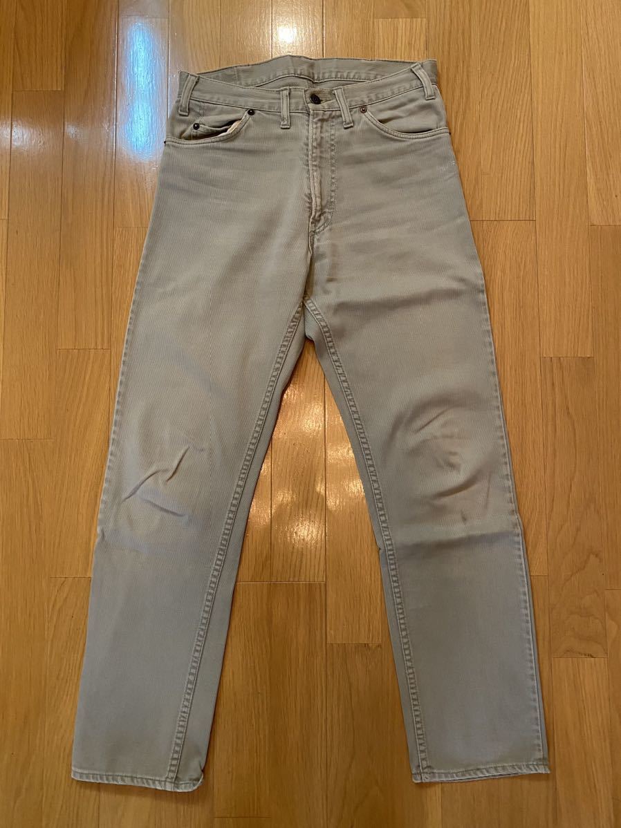 1 jpy start Vintage LEVI\'S Levi's 519-1132pikeW31L32 big EA type original 60s60 period 501BIG E red ear 501XX66 first term latter term 911