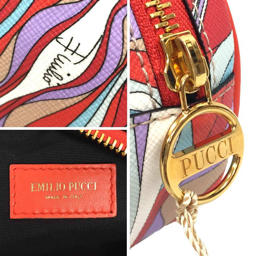 EMILIO PUCCI エミリオプッチ コスメポーチ QRSF30 未使用 aq8640_画像3