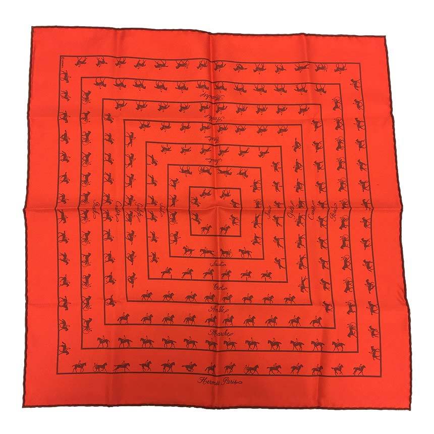 ヤフオク! - HERMES エルメス スカーフ カレ45 Le ALLU...
