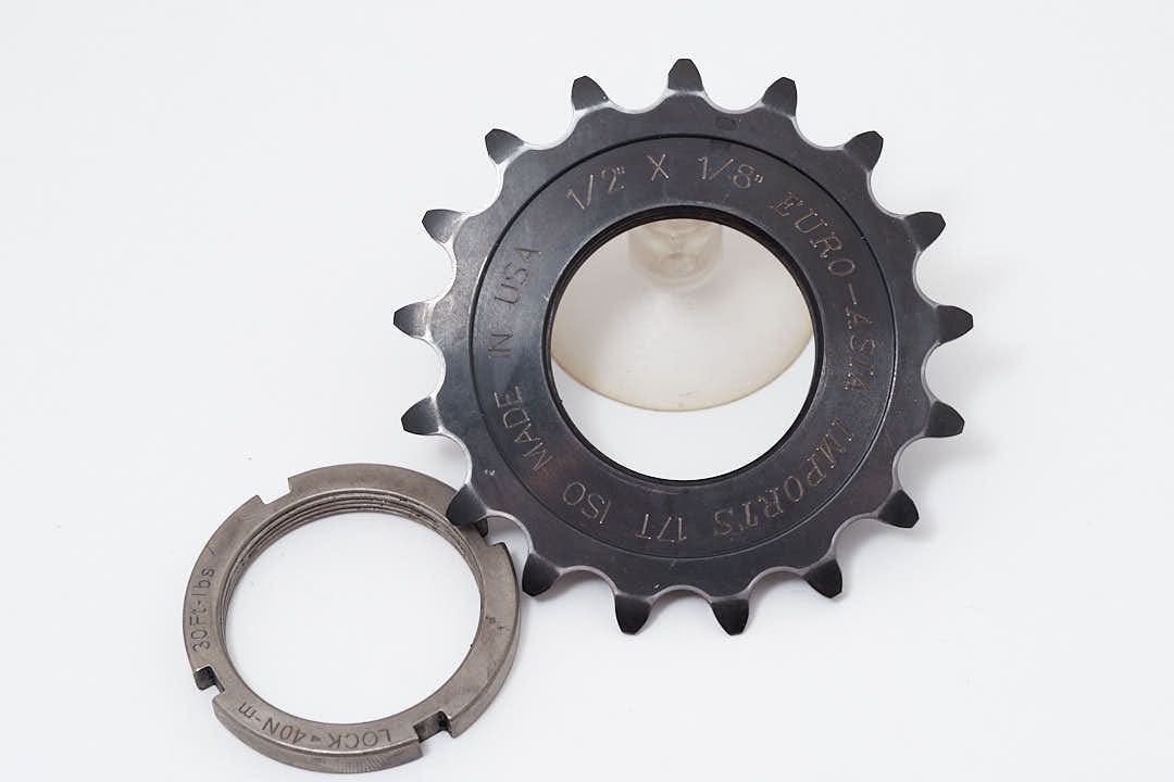 メーカー直売】 delux ASIA EURO 17T steel 固定ギア ピスト ロック