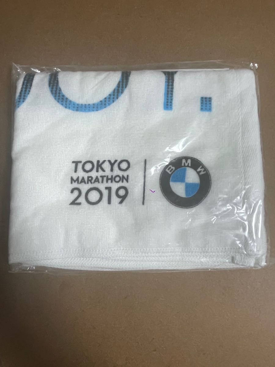 東京マラソン BMW オリジナルスポーツタオル   2019非売品　