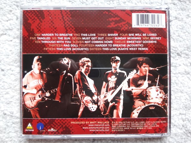 F【 Maroon 5 / Songs About Jane 】CDは４枚まで送料１９８円_画像2
