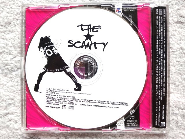 E【 THE SCANTY / マバタキ 】CDは４枚まで送料１９８円_画像2