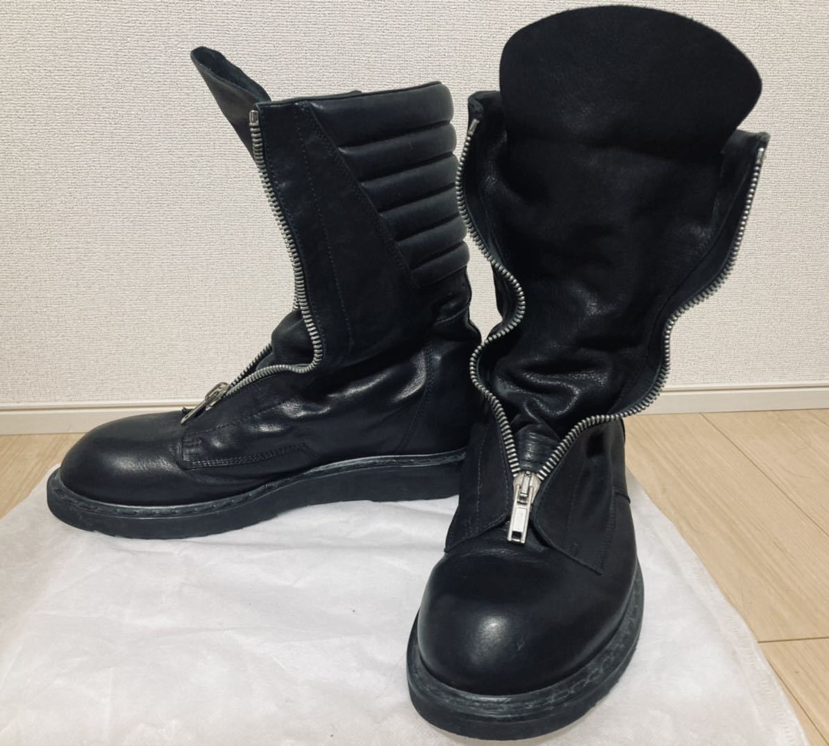 最も優遇の Owens Rick リックオウエンス 42 BLACK センタージップ