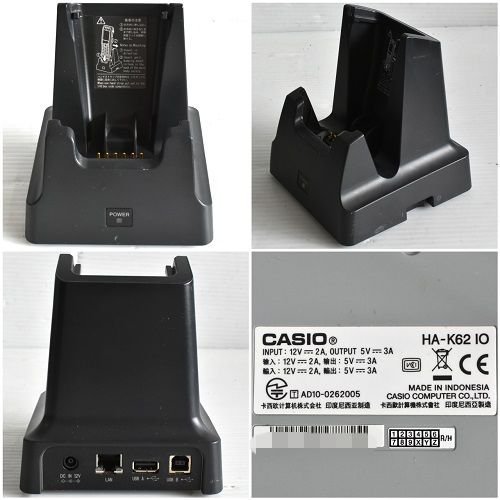 ★【送料無料】＜4台セット＞CASIO ハンディターミナル カシオ DT-X8-20J / HA-K62 IO〈7709091〉★_画像6