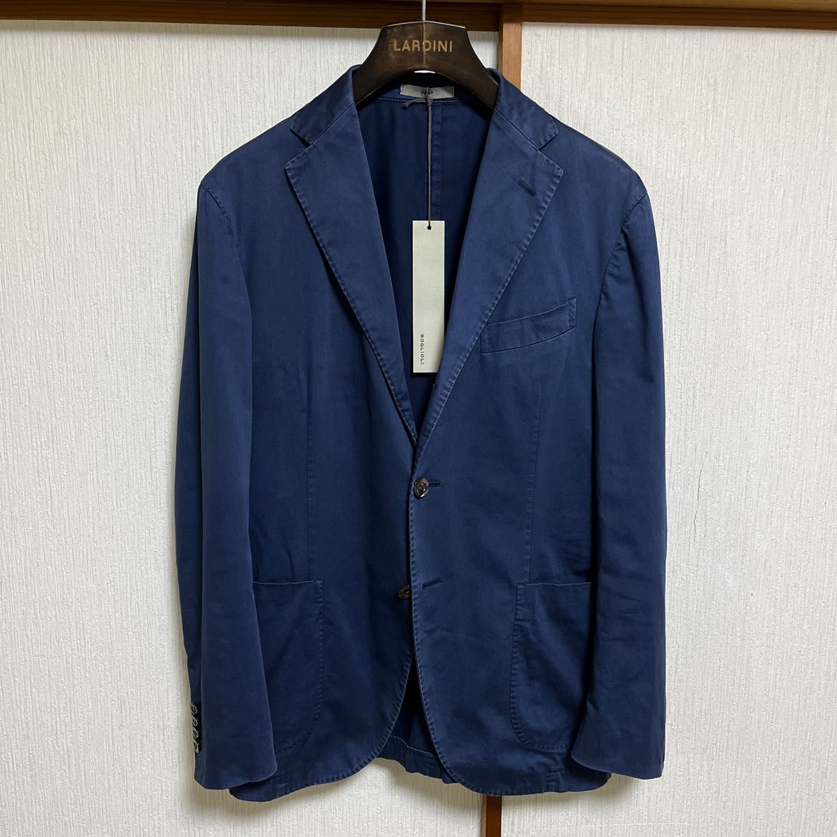 未使用】BOGLIOLI ボリオリ COAT ガーメントダイ ジャケット-