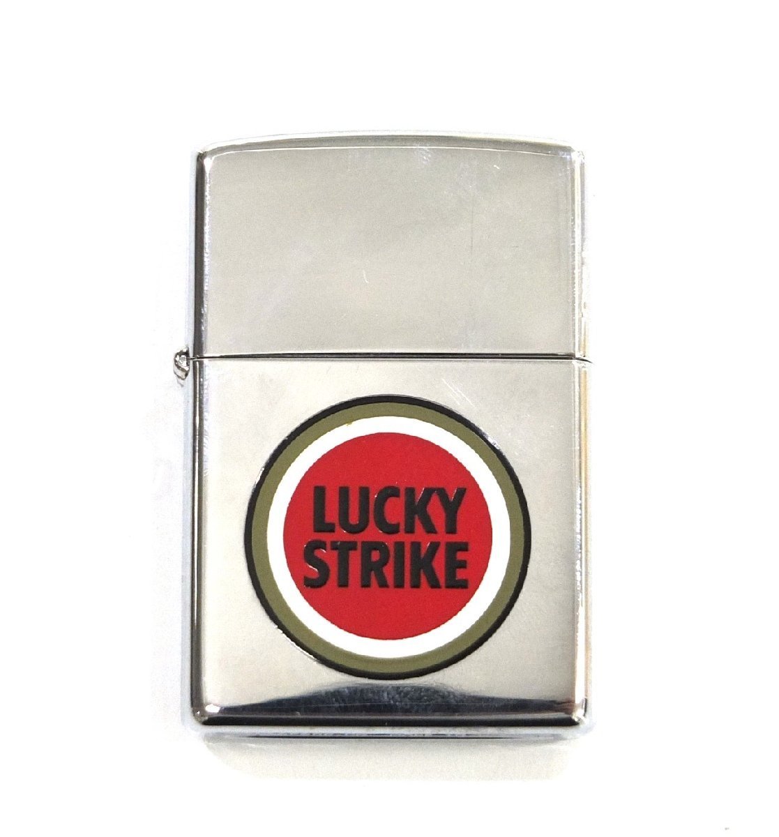 zippo ラッキーストライク LUCKY STRIKE オイルライター USA製ジッポ コラボ 限定 たばこ 煙草 銘柄 喫煙 希少【中古】 JA-16975_画像1