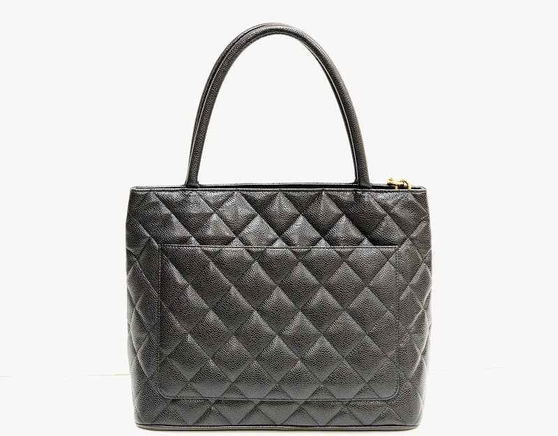 訳ありセール 格安) 復刻トート キャビアスキン シャネル CHANEL