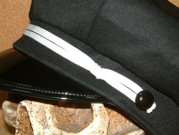 新品 CUSHMAN クッシュマン 1950's ビンテージ ウール生地 モーターサイクル キャップ (Mサイズ/約58cm) キャスケット 帽子 ホットロッド_画像6