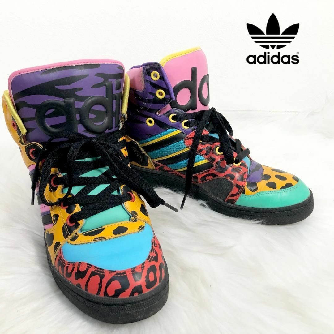 adidas アディダス Jeremy Scott コラボ ハイカットスニーカー_画像1