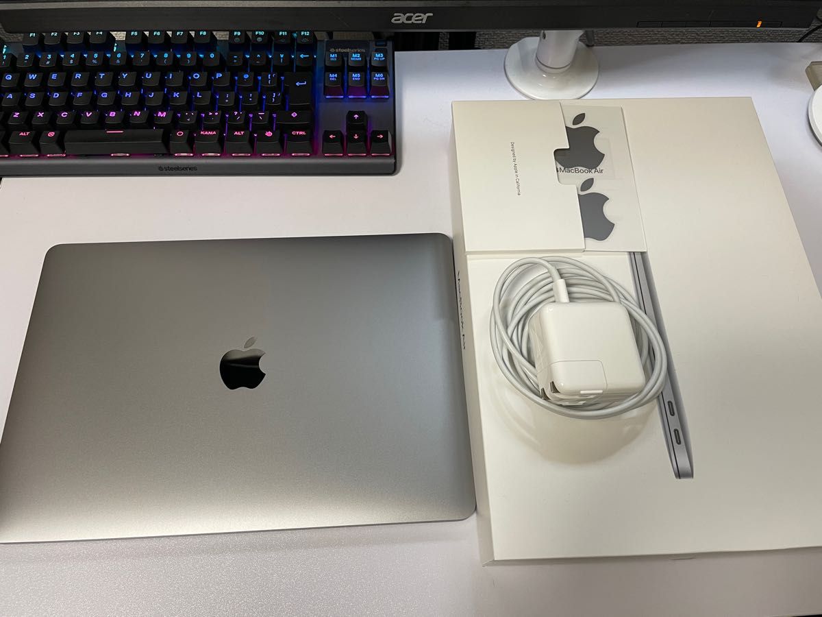 Apple M1 MacBook Air スペースグレイ 8GBメモリ/256GBSSD Apple M1 MacBook Air スペースグレイ 8GBメモリ/256GBSSD
