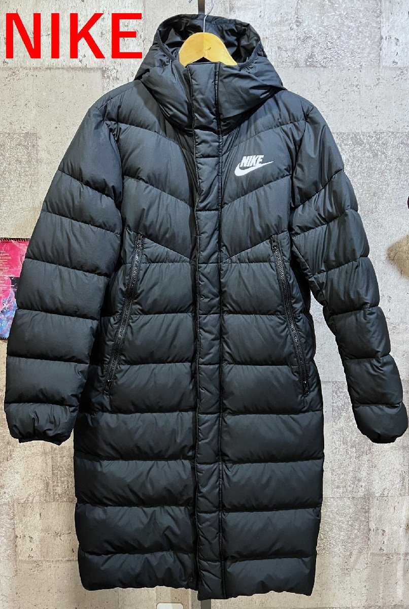 トップ 美品 送料込 ナイキ AA8854-010 ベンチコート NIKE S 黒 コート