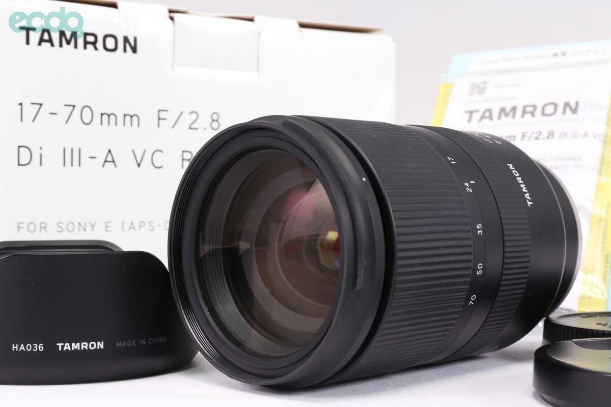 早い者勝ち III-A Di F/2.8 17-70mm TAMRON 】 動作保証 | 美品 【 VC