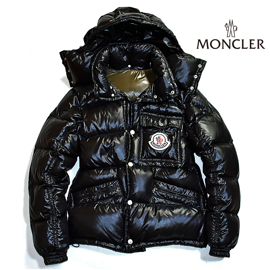 [定価24万] モンクレール K2 ダウンジャケット 1 メンズM 黒 ブラック MONCLER ダウンパーカー 国内正規品 頂点級 美品
