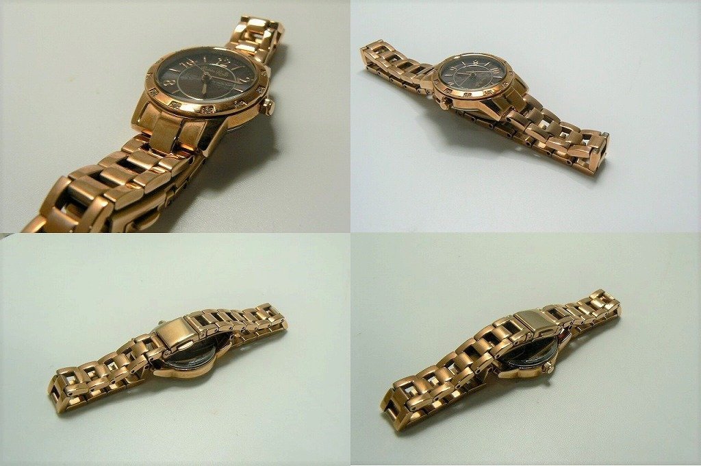 ルビン ローザ Rubin Rosa ソーラー 腕時計 日本製 稼働品 ピンクゴールド系 R009_画像3