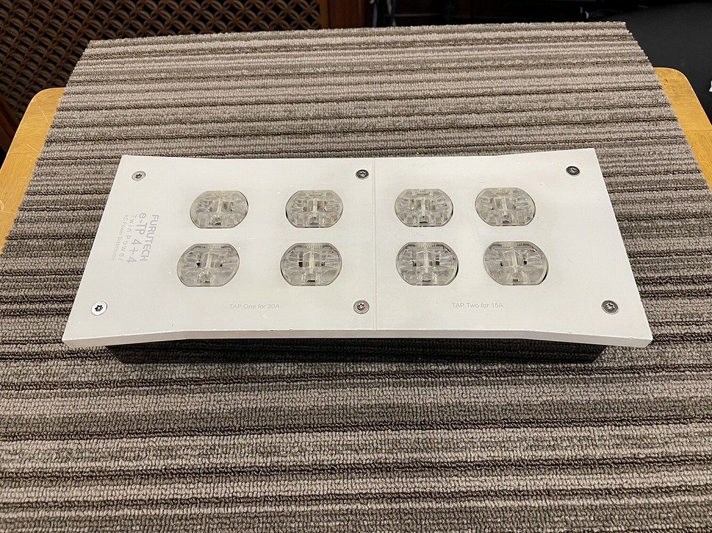 新作モデル FURUTECH フルテック 4+4口 4+4 e-TP 20A/15A 電源タップ