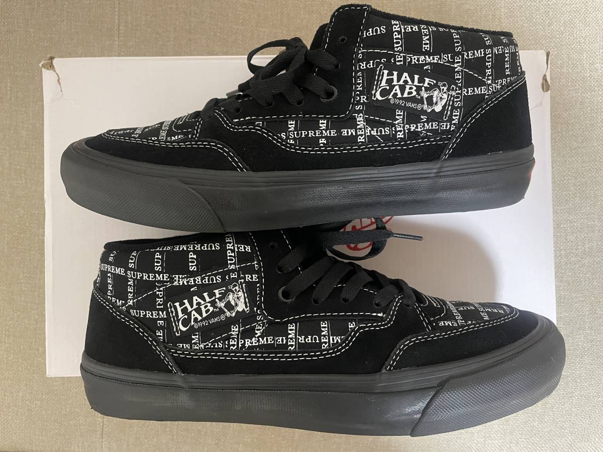 超ポイント祭?期間限定】 cab half vans Supreme 8.5 木村拓哉氏着用