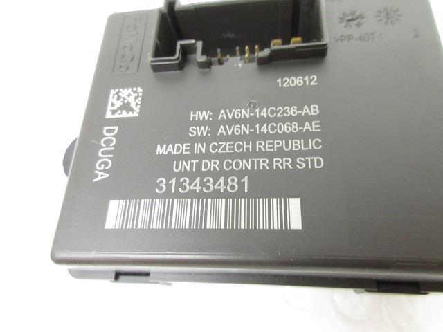 2012年 ボルボ V60 DBA-FB4164T (8)左後ドアコンピューター 31343481 186838 4533_画像5