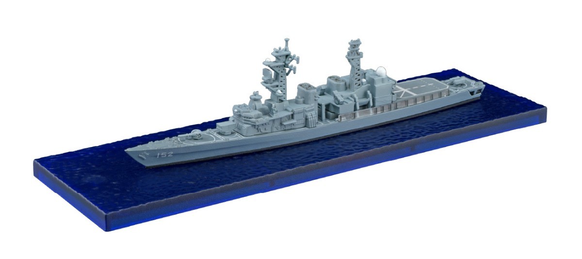 1/1250 エフトイズ F-toys 現用艦船キットコレクション7 01 DD152 やまぎり Btype 洋上ver. (ロービジ塗装)+波板+ドライドック拡張パーツ②_画像1