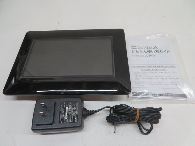 ★Softbank HUAWEI PhotoVision 003HW HWAAH2 デジタルフォトフレーム ソフトバンク フォトビジョン アダプター/取説付 動作品 85513★！！_画像3