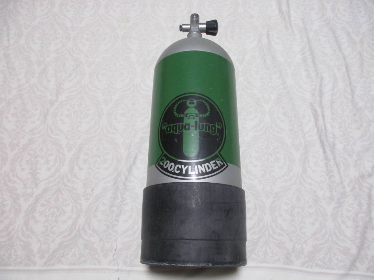 ジャンク品・アクアラング AQUA-LUNG 200 CYLINDER 検索)クウキ 酸素