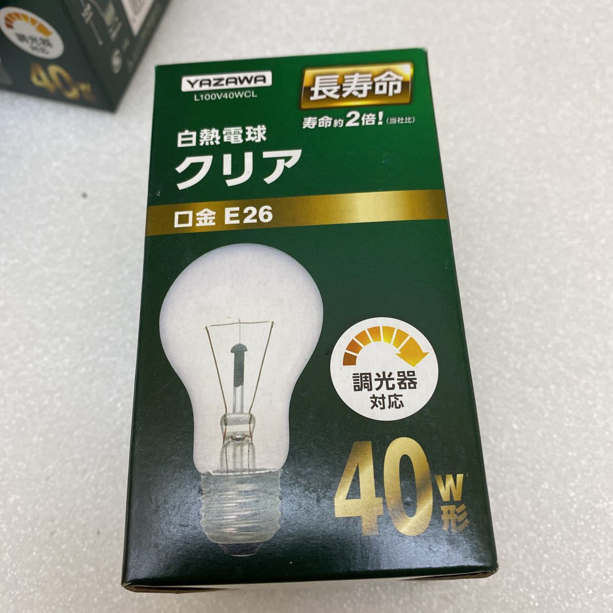 XL7815 白熱電球　40w e26 口金　電球　ライト　まとめて　44点　未使用品_画像2