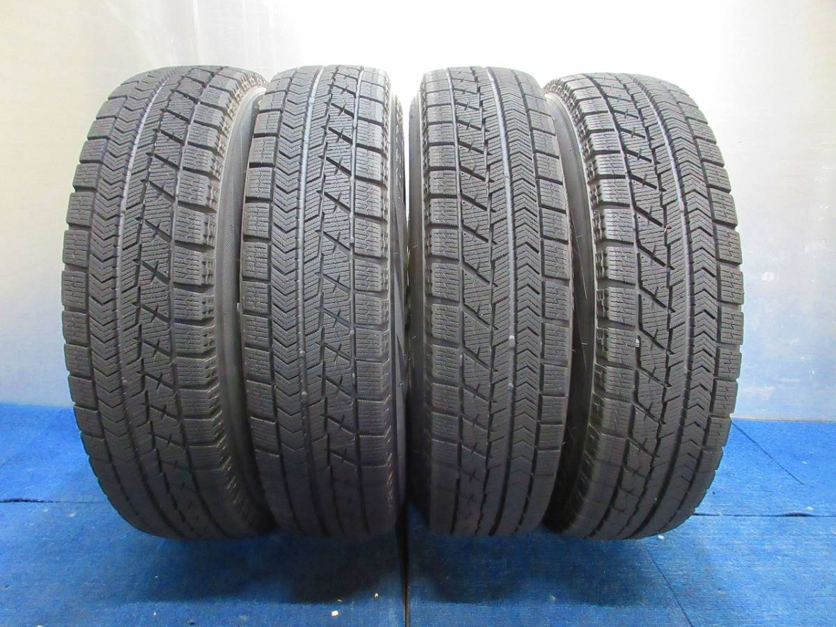 ★8-8.5分山★19年製★ ブリヂストンBLIZZAK VRX 145/80R13　社外ホイール 13×4J +42 4H-100 4本セット スタッドレス 軽自動車等　A259_画像2