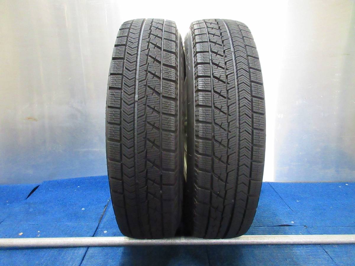 ★8-8.5分山★19年製★ ブリヂストンBLIZZAK VRX 145/80R13　社外ホイール 13×4J +42 4H-100 4本セット スタッドレス 軽自動車等　A259_画像8