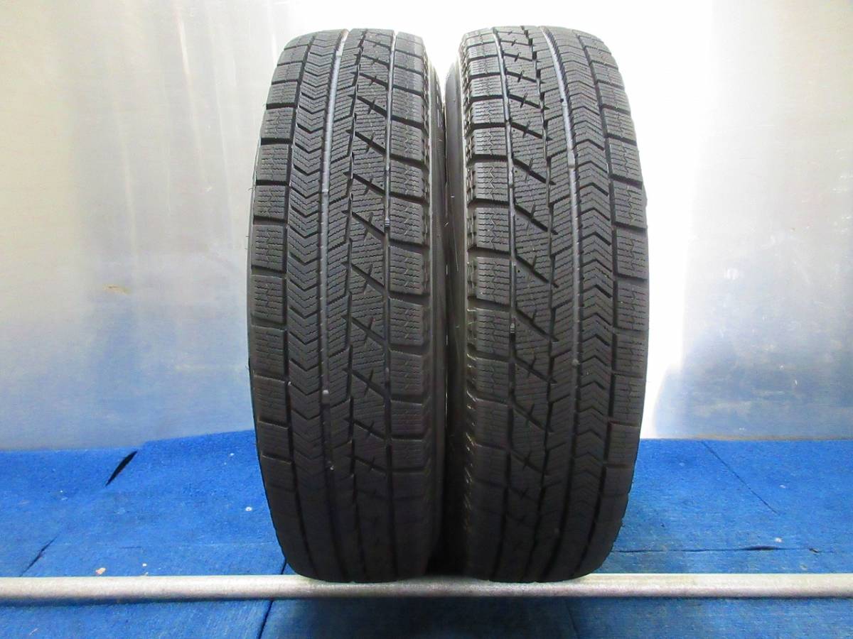 ★8-8.5分山★19年製★ ブリヂストンBLIZZAK VRX 145/80R13　社外ホイール 13×4J +42 4H-100 4本セット スタッドレス 軽自動車等　A259_画像9